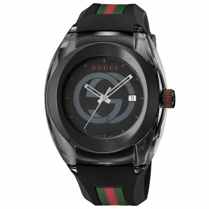 GUCCI グッチ シンク ユニセックス YA137301 ラバークォーツ-