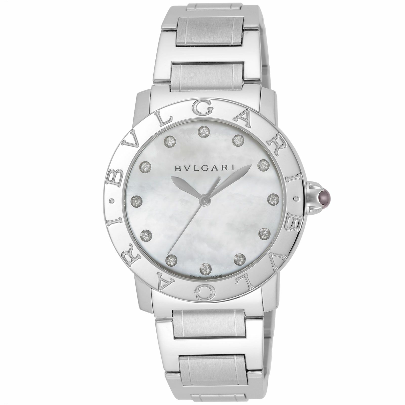 【国内即納】BVLGARI レディース BBL33WSPG/12 腕時計 bbl33wspg/12 Bulgari BVLGARI BVLGARI Automatic 33mm Ladies Watch