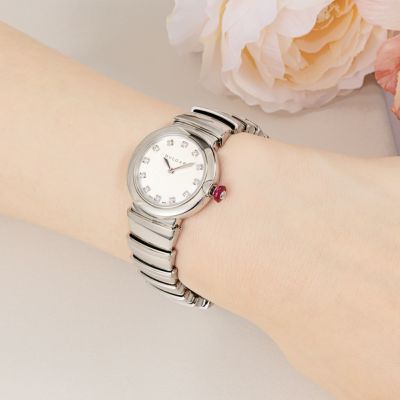 【新入荷】BVLGARI ルチェア LU28WSS/12 レディース 腕時計 ブルガリ ルチェア ダイヤ レディース LU28WSS/12 |腕時計通販