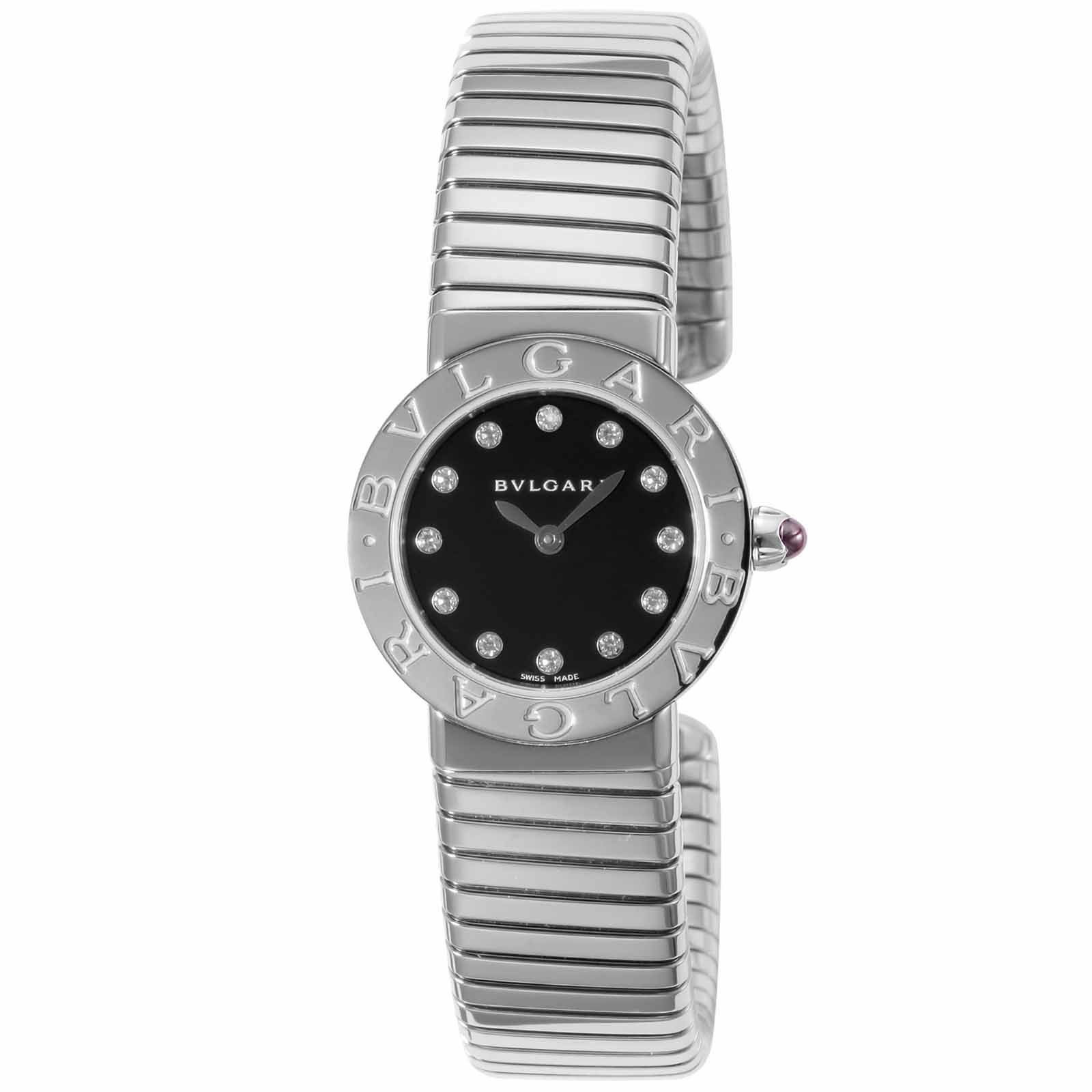 Amazon.co.jp: [ブルガリ] 腕時計 Watch ルチェア ブラック文字