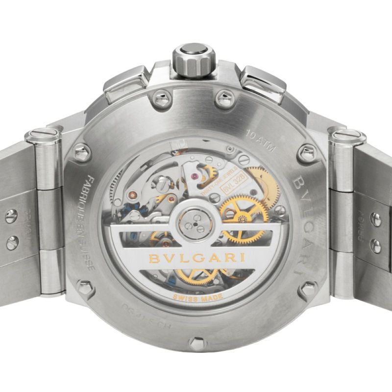 ブルーブルガリ ディアゴノ 腕時計 BVS-DG41C3SSDCHTA 2年 - www ...