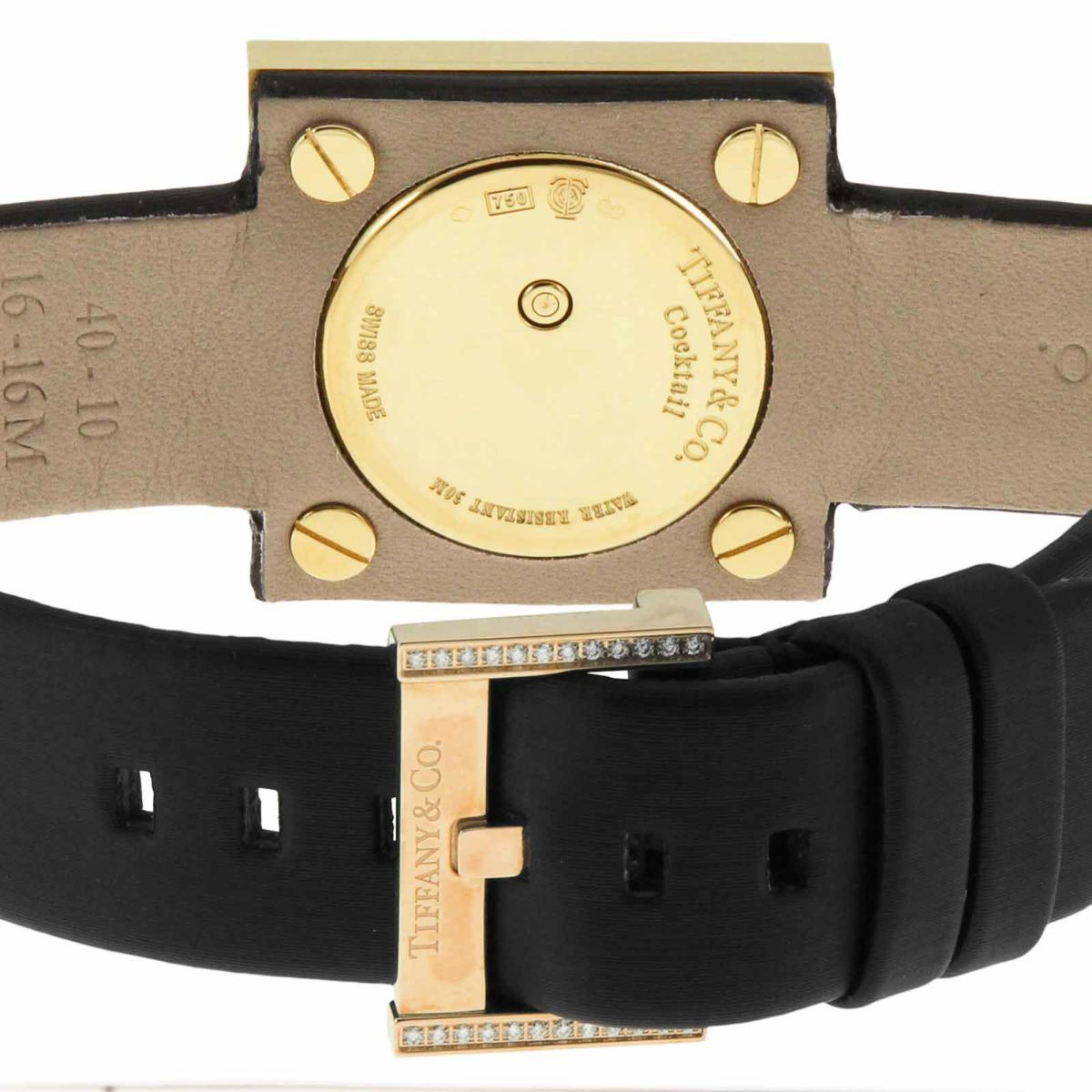 Tiffany&Co. ティファニー アトラス カクテル スクエア レディ / Z1950.10.50E10A40E