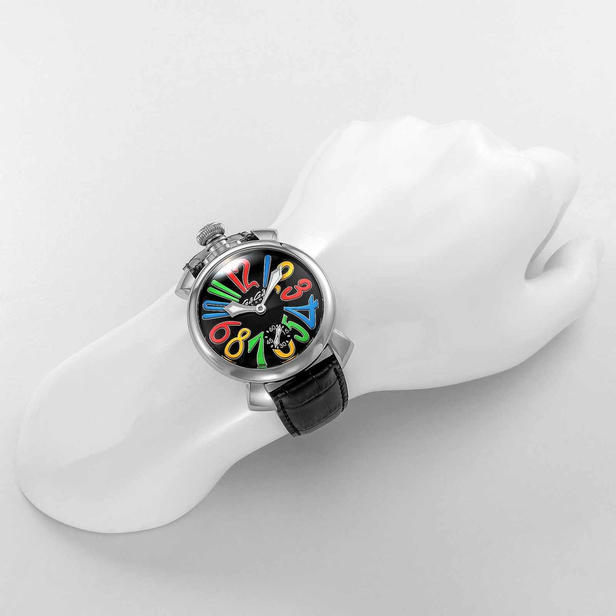GaGaMILANO ガガミラノ 【OUTLET：展示品】マヌアーレ 48MM / 5010.02S-BLK-NEW