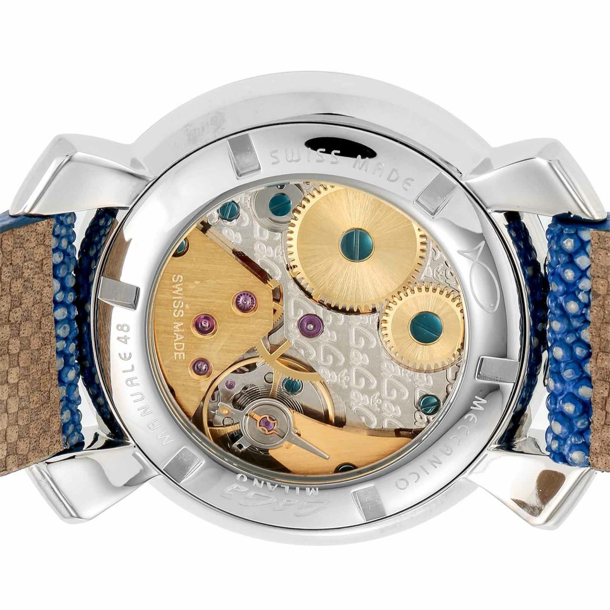 GaGaMILANO ガガミラノ 【OUTLET：展示品】マヌアーレ 48MM / 5010ART03S-BLU