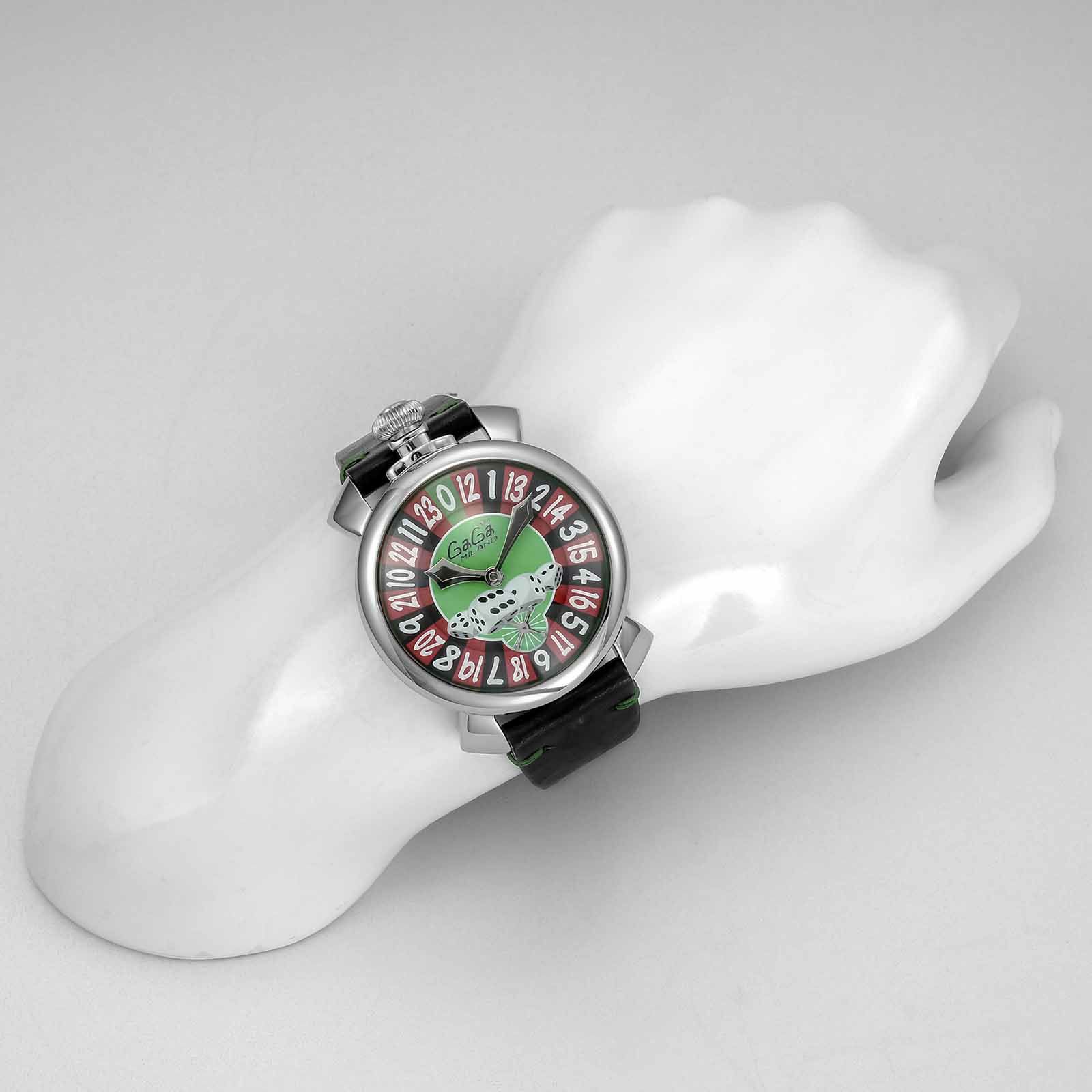 GaGaMILANO ガガミラノ 【OUTLET：展示品】マヌアーレ 48MM / 5010.LV01BLK