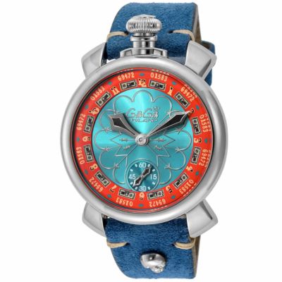 GaGaMILANO ガガミラノ 【OUTLET：展示品】マヌアーレ 48MM / 5010.LV02-BLU-SKULL