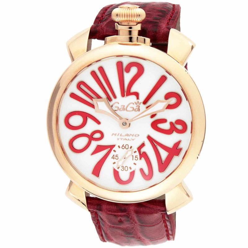 GaGaMILANO ガガミラノ 【OUTLET：展示品】マヌアーレ 48MM / 5011.10S-RED