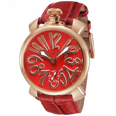 GaGaMILANO ガガミラノ 【OUTLET：展示品】マヌアーレ 48MM / 5011.13S-RED