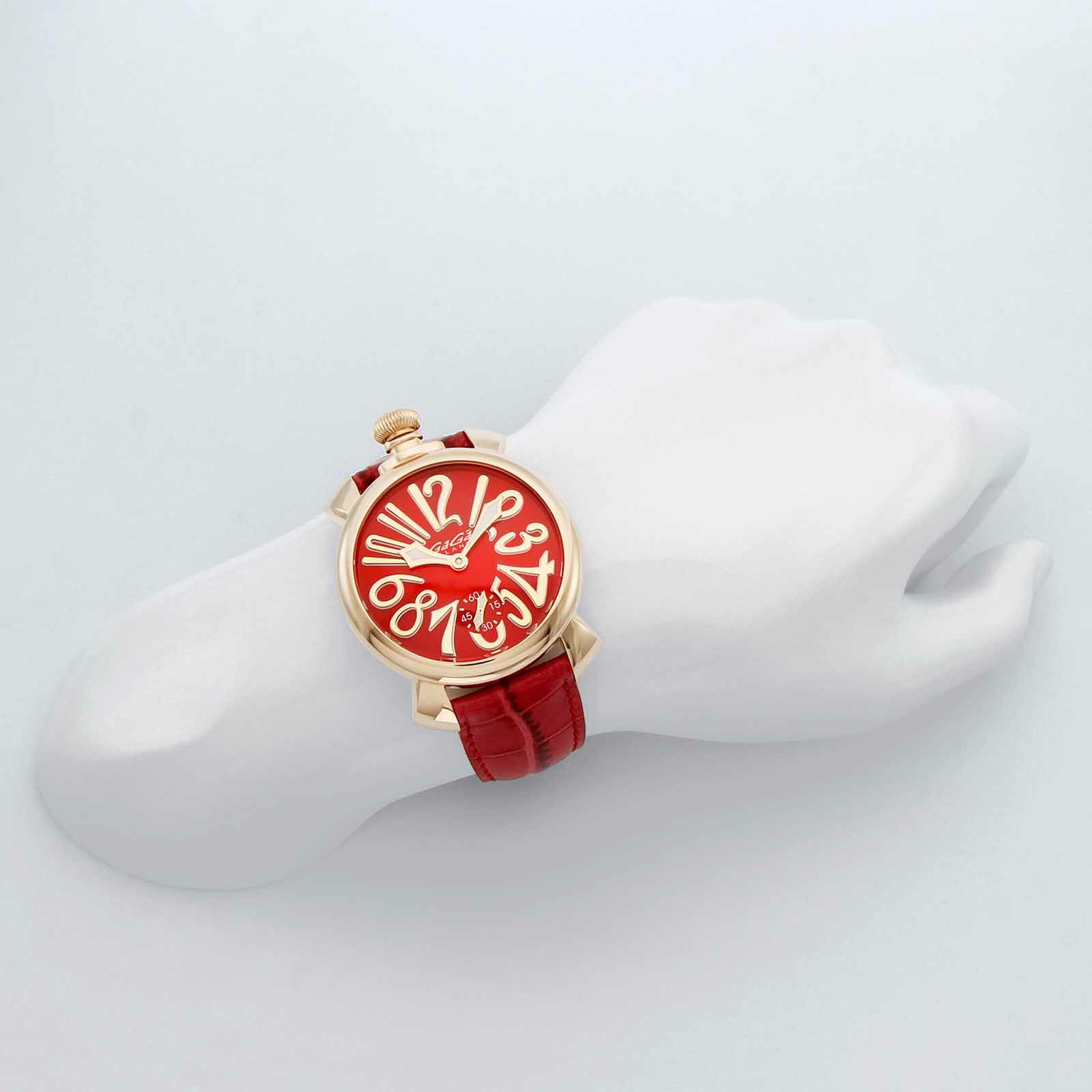 GaGaMILANO ガガミラノ 【OUTLET：展示品】マヌアーレ 48MM / 5011.13S-RED