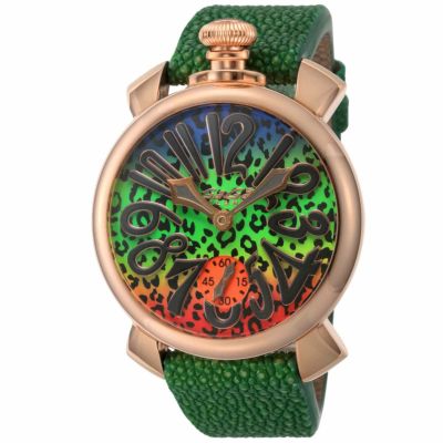 GaGaMILANO ガガミラノ 【OUTLET：展示品】マヌアーレ 48MM / 5011ART03S-GRN