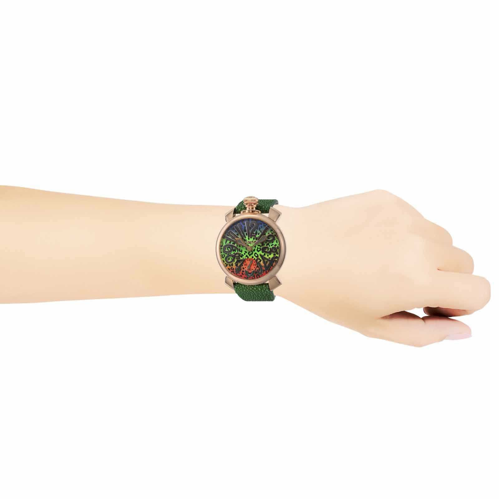 GaGaMILANO ガガミラノ 【OUTLET：展示品】マヌアーレ 48MM / 5011ART03S-GRN