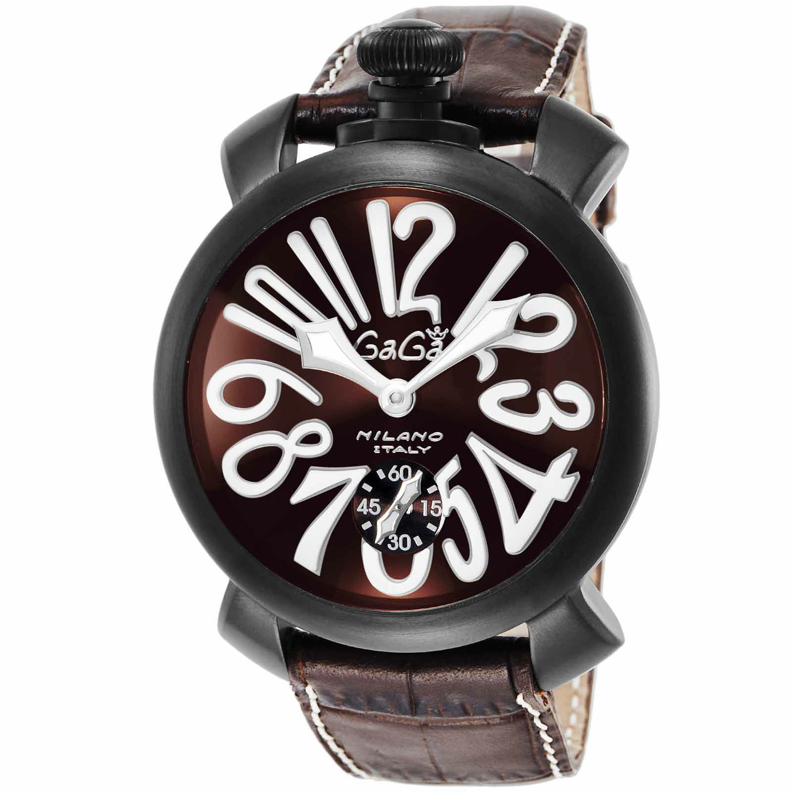 OUTLET：展示品】マヌアーレ 48MM / 5012.04S-BRW |ガガミラノ 
