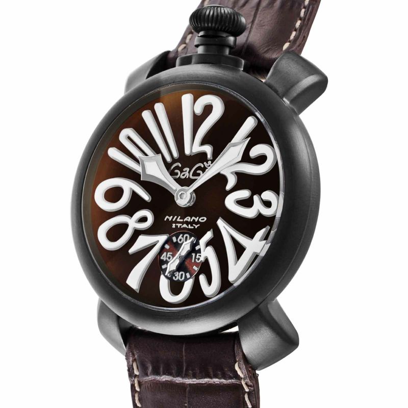 OUTLET：展示品】マヌアーレ 48MM / 5012.04S-BRW |ガガミラノ(GaGaMILANO) | 海外ブランド腕時計通販  U-collection
