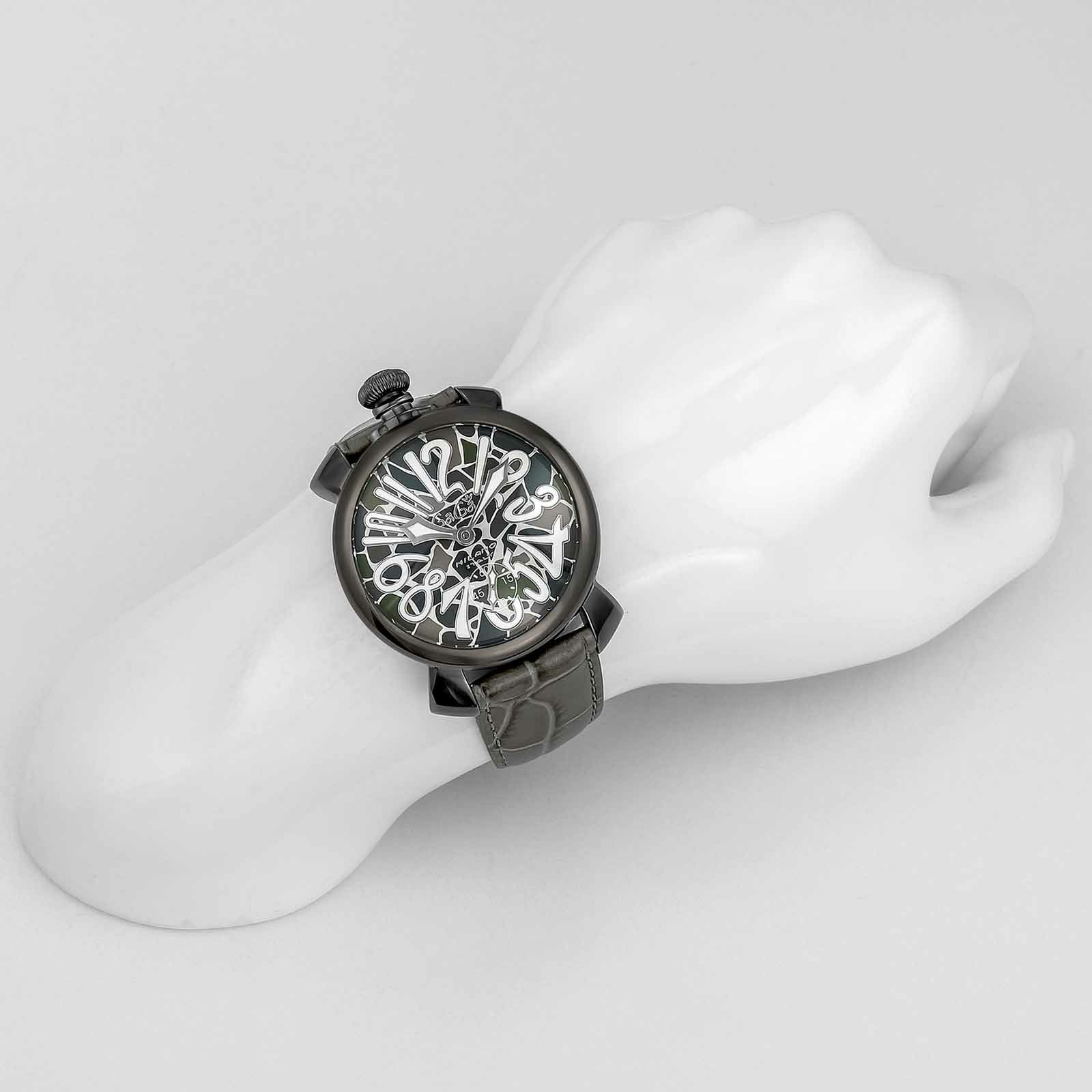 GaGaMILANO ガガミラノ 【OUTLET：展示品】マヌアーレ 48MM / 5012MOSAICO01S-GRY
