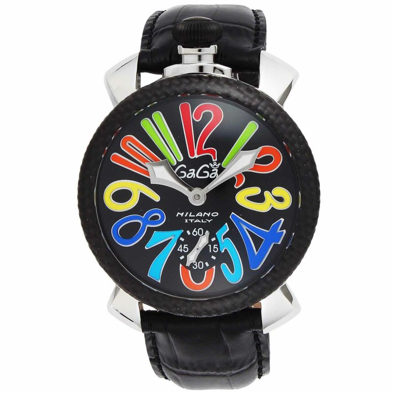 GaGaMILANO ガガミラノ 【OUTLET：展示品】マヌアーレ 48MM / 5015.01S-BLK