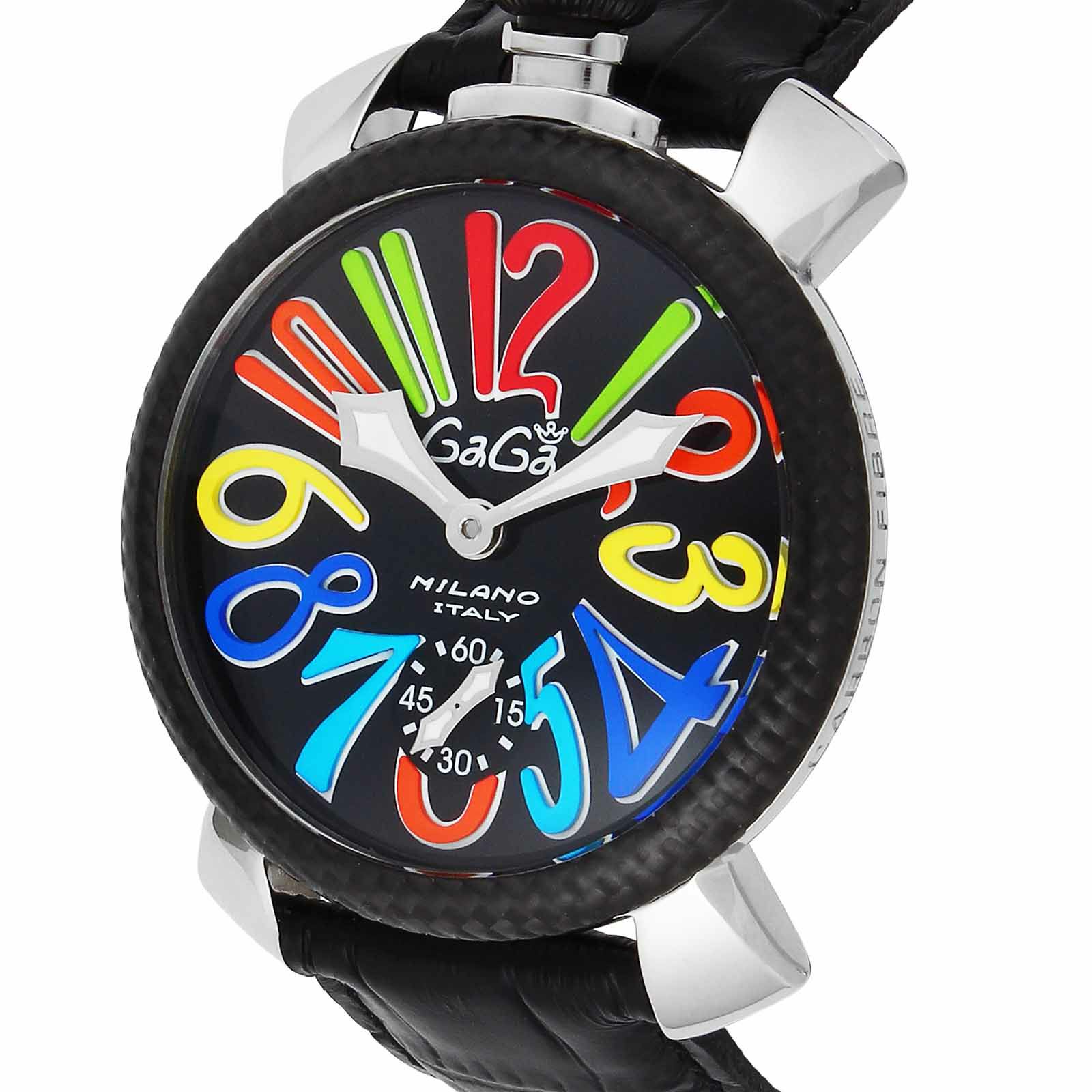 OUTLET：展示品】マヌアーレ 48MM / 5015.01S-BLK |ガガミラノ 