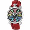 GaGaMILANO ガガミラノ 【OUTLET：展示品】マヌアーレ 40MM / 5020.2-RED-NEW