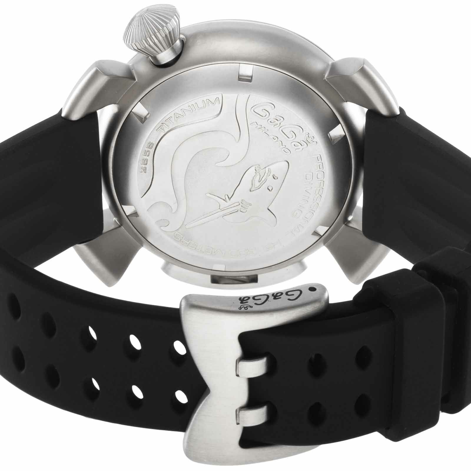 GaGaMILANO ガガミラノ 【OUTLET：展示品】ダイビング 48MM / 5040.4-BLKRUBBER