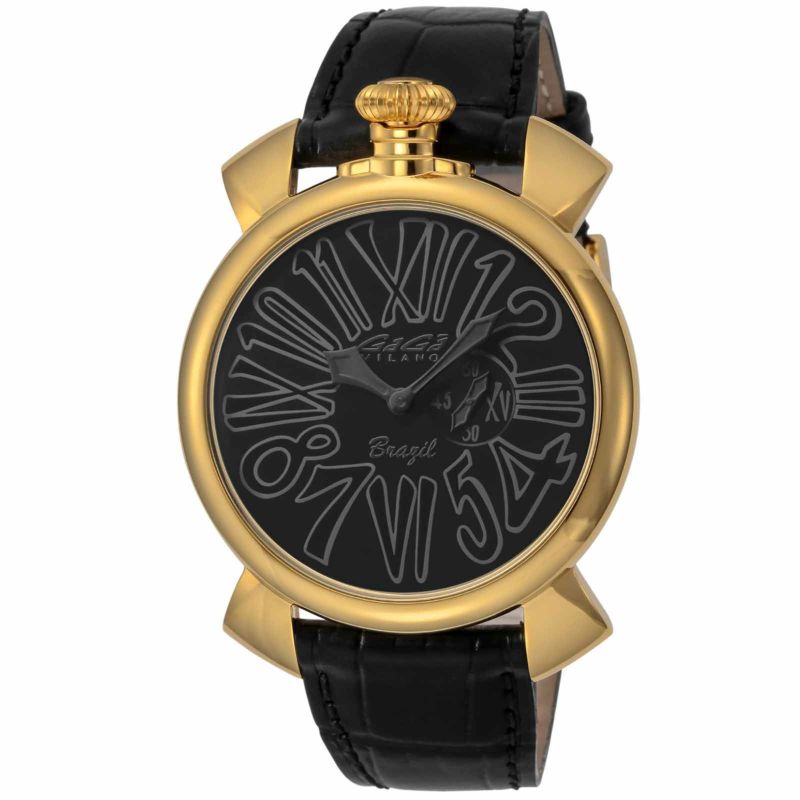 GaGaMILANO ガガミラノ 【OUTLET：展示品】スリム 46MM / 5083.SPBR01-BLK