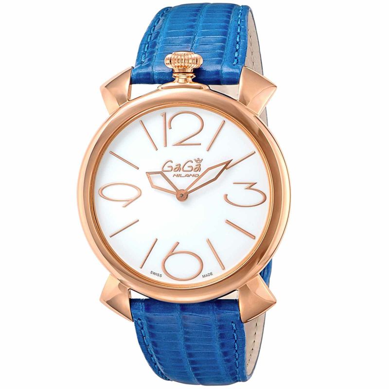 GaGaMILANO ガガミラノ 【OUTLET：展示品】マヌアーレ シン 46MM / 5091.01-BLU