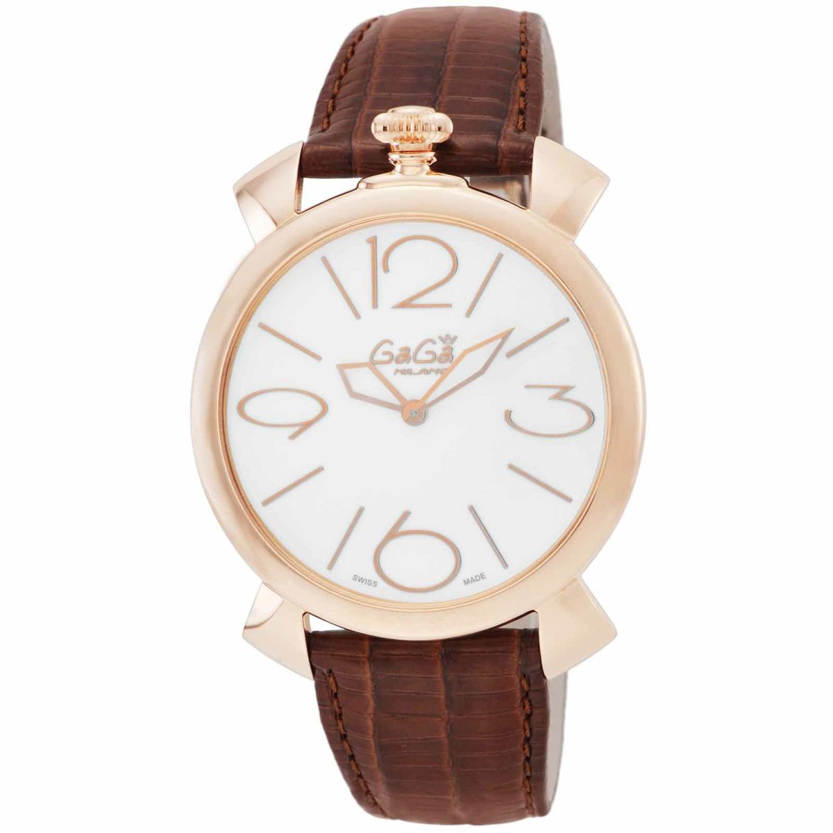 GaGaMILANO ガガミラノ 【OUTLET：展示品】マヌアーレ シン 46MM / 5091.01-BRW-N