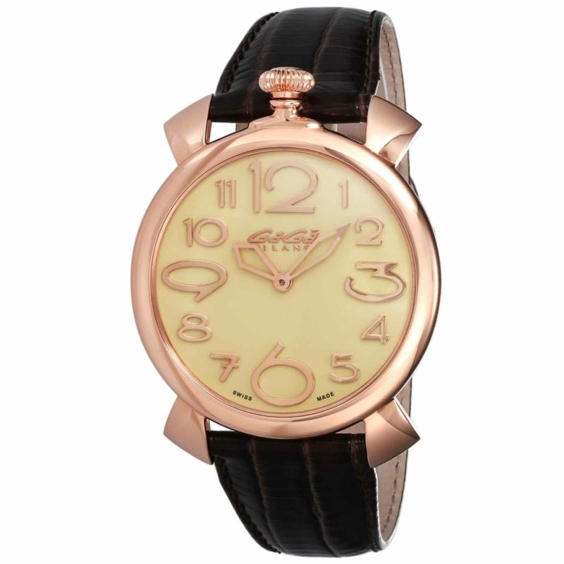 GaGaMILANO ガガミラノ 【OUTLET：展示品】マヌアーレ シン 46MM / 5091.05-DBR-N