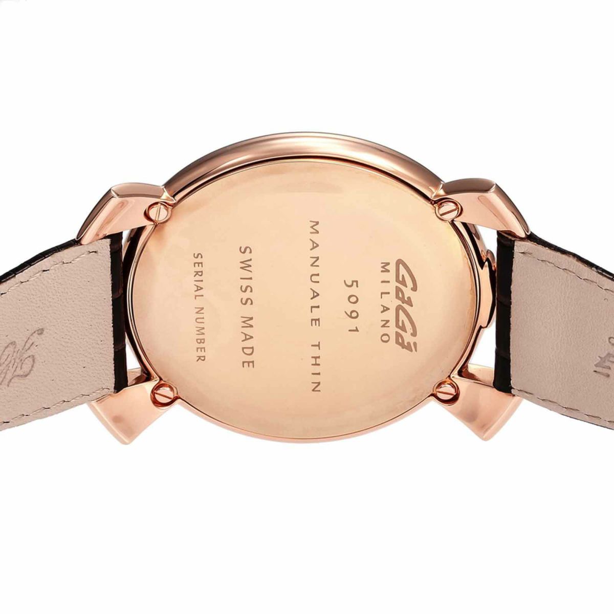 GaGaMILANO ガガミラノ 【OUTLET：展示品】マヌアーレ シン 46MM / 5091.05-DBR-N