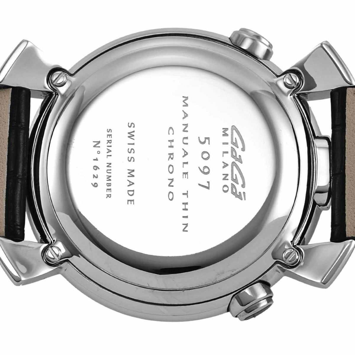 GaGaMILANO ガガミラノ 【OUTLET：展示品】シン クロノ 46MM / 5097.01BK-NEW-N