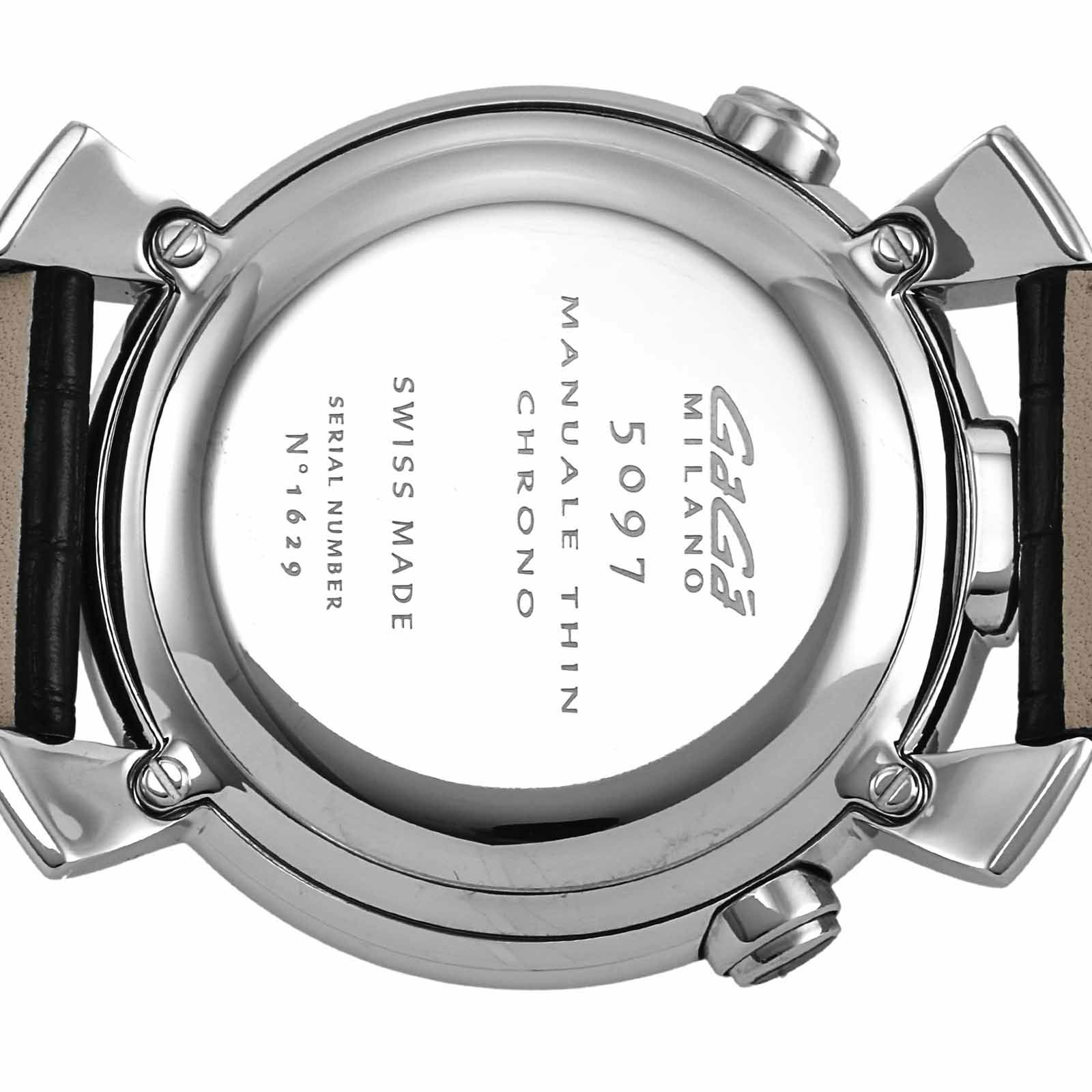 GaGaMILANO ガガミラノ 【OUTLET：展示品】シン クロノ 46MM / 5097.01BK-NEW-N