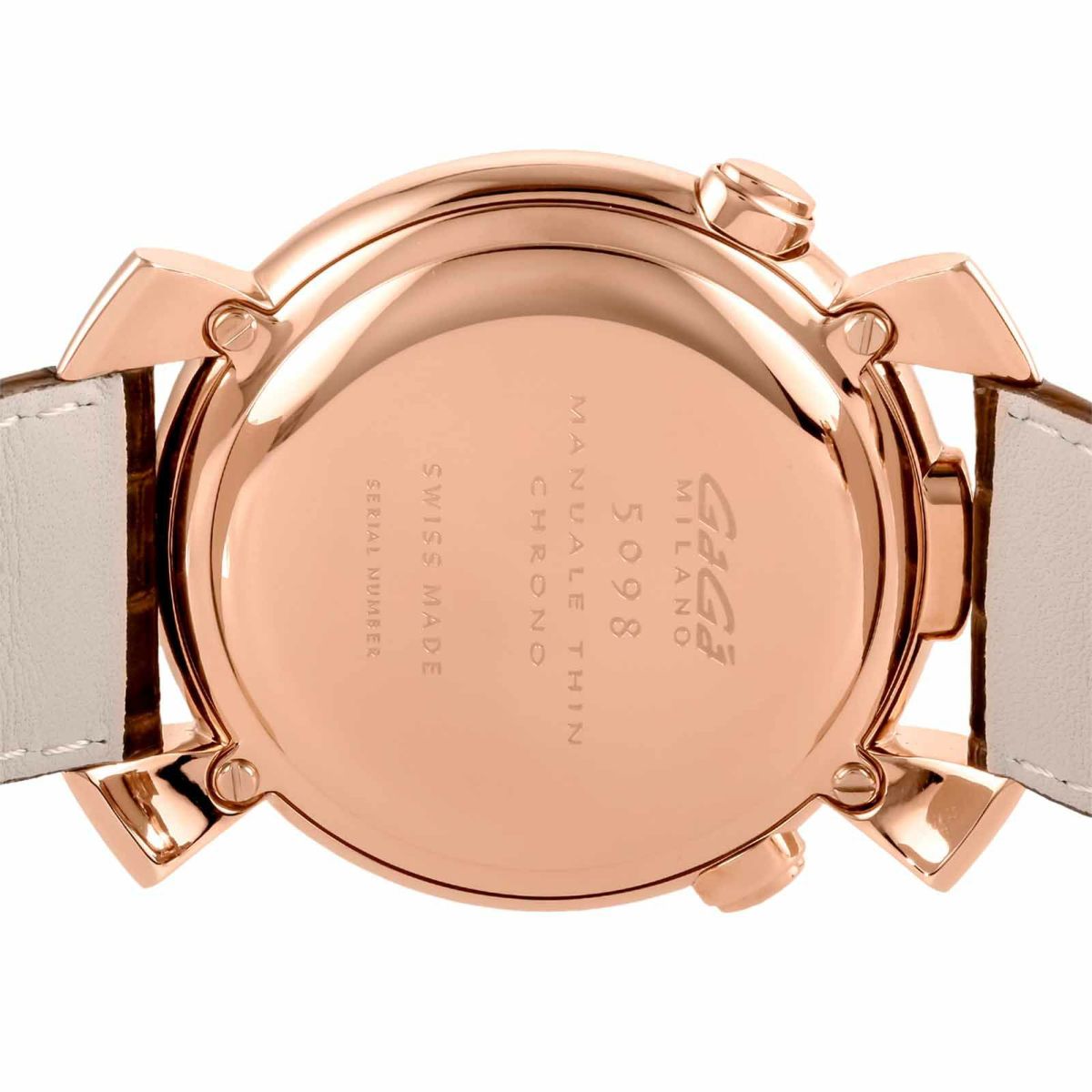 GaGaMILANO ガガミラノ 【OUTLET：展示品】シン クロノ 46MM / 5098.03LBW-NEW-N