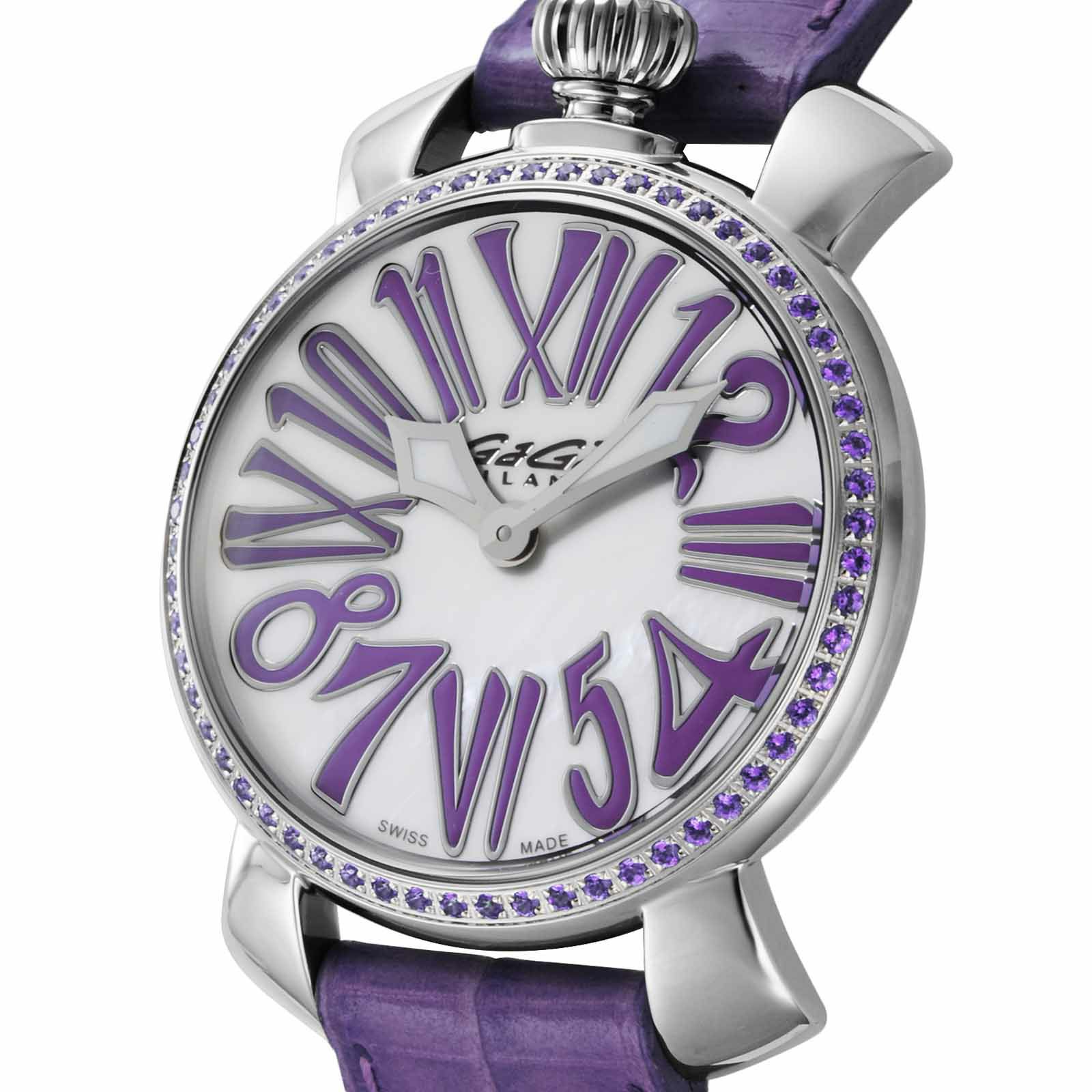 GaGaMILANO ガガミラノ 【OUTLET：展示品】マヌアーレ シン 35MM ストーンズ / 6025.01