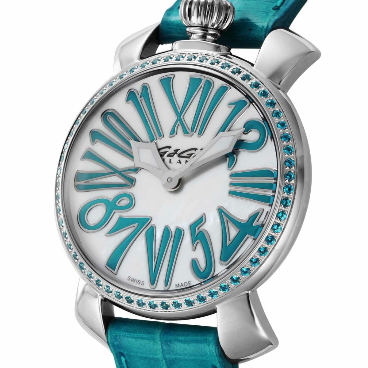 GaGaMILANO ガガミラノ 【OUTLET：展示品】マヌアーレ シン 35MM ストーンズ / 6025.03