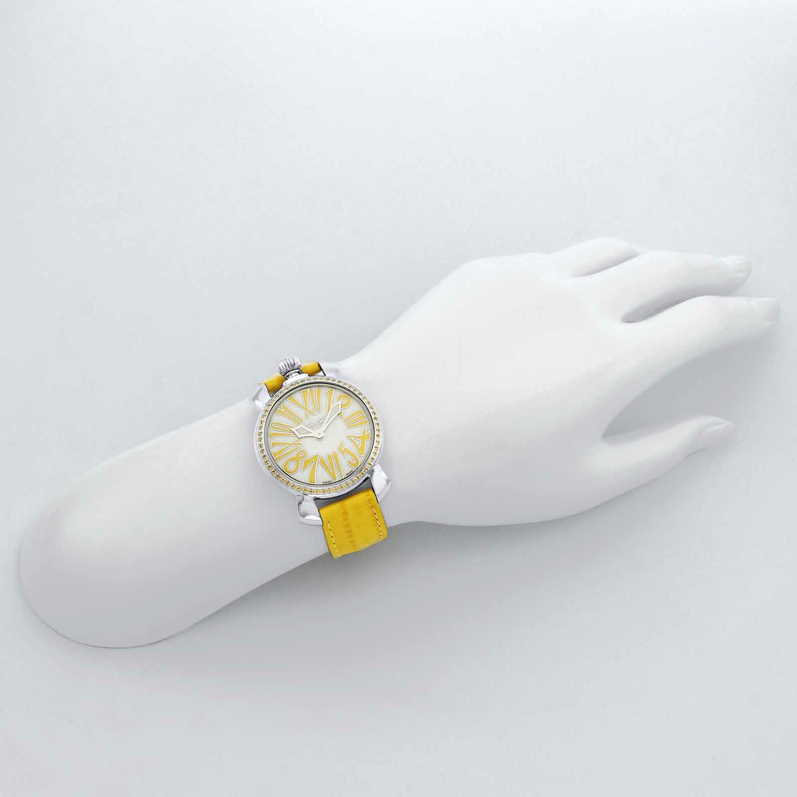 GaGaMILANO ガガミラノ 【OUTLET：展示品】マヌアーレ シン 35MM ストーンズ / 6025.06