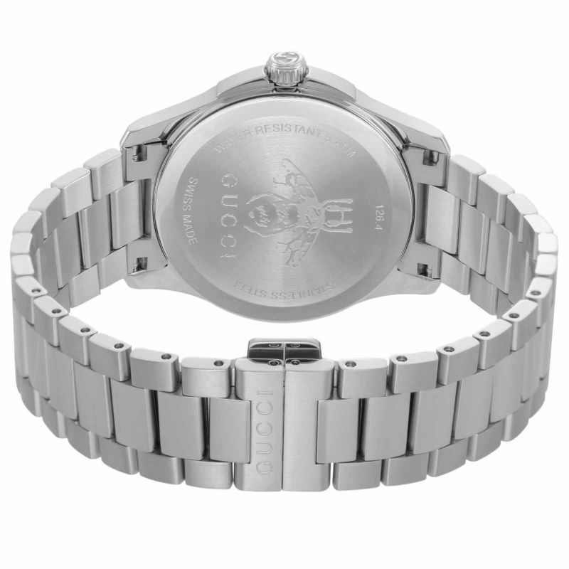 安い国産グッチ GUCCI Ｇタイムレス クオーツ 腕時計 YA1264028 オフホワイト/シルバー ホワイト 女性用