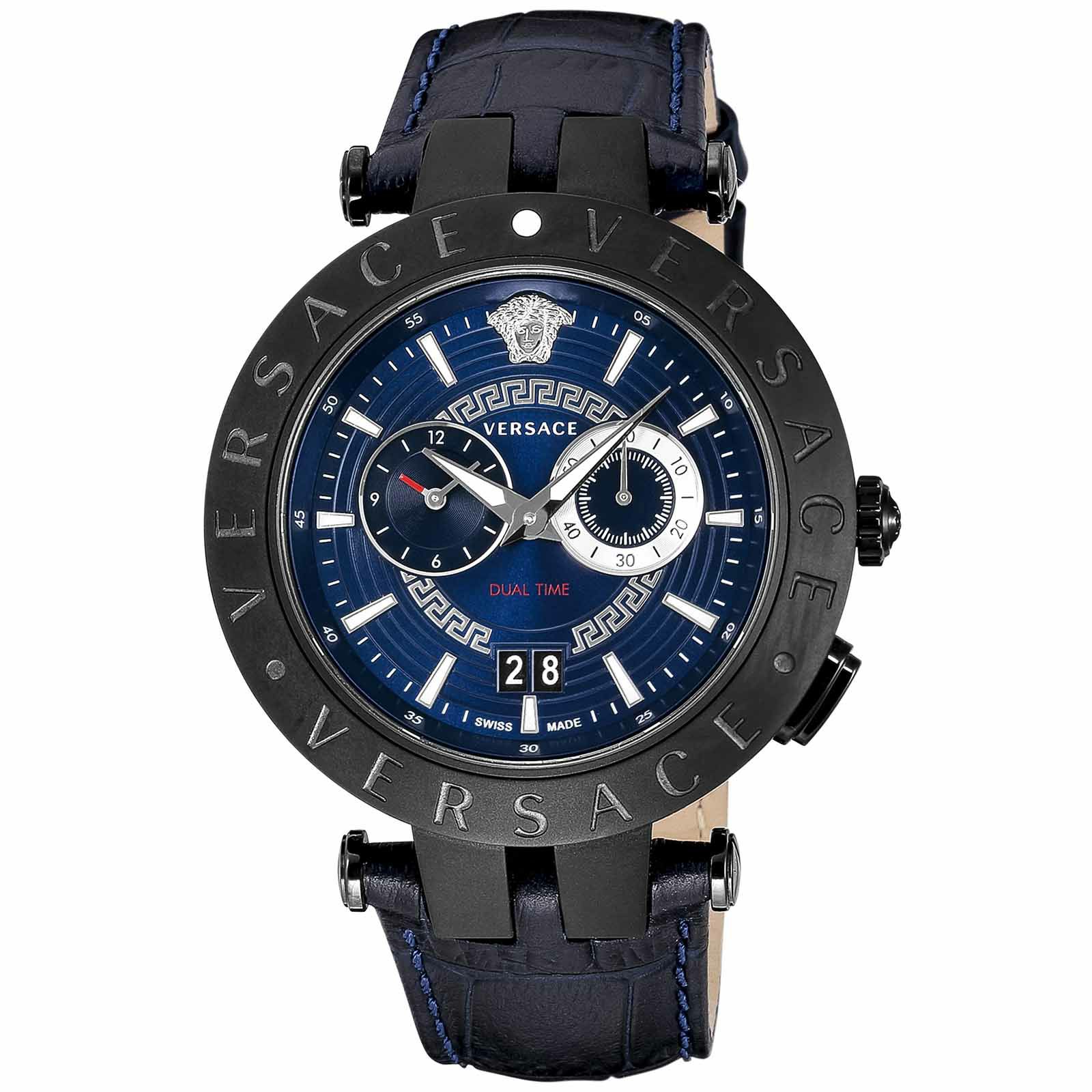 VERSACE腕時計 V-RACE DUALTIME Amazon.co.jp: [ヴェルサーチ] 腕時計 V-RACE DUALTIME Vレース