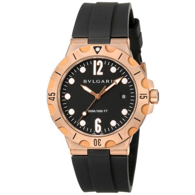 BVLGARI ブルガリ 時計 ディアゴノ DG29SV ブラック クオーツ