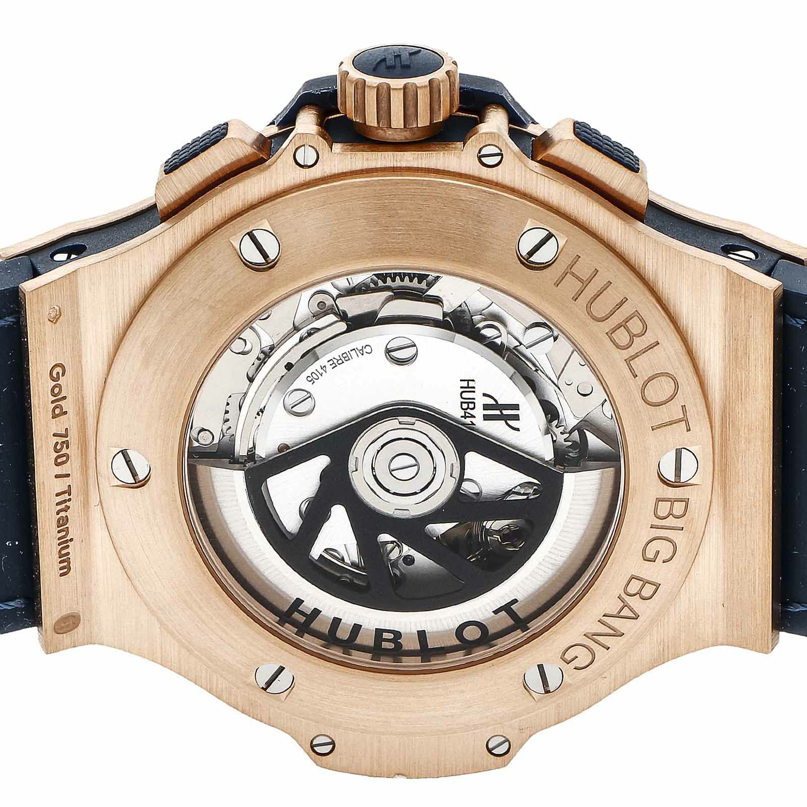 HUBLOT ウブロ ビッグバン　ゴールド　ブルー / 301.PX.7180.LR
