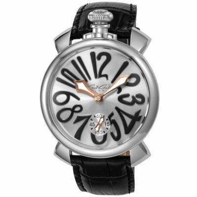 GaGaMILANO ガガミラノ 【OUTLET：展示品】マヌアーレ 48MM / 5010.07S-BLK-NEW-S