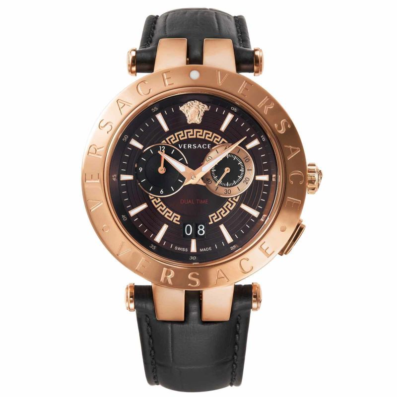 VERSACE ヴェルサーチェ ブイレース(V-RACE) デュアルタイム / VEBV00722