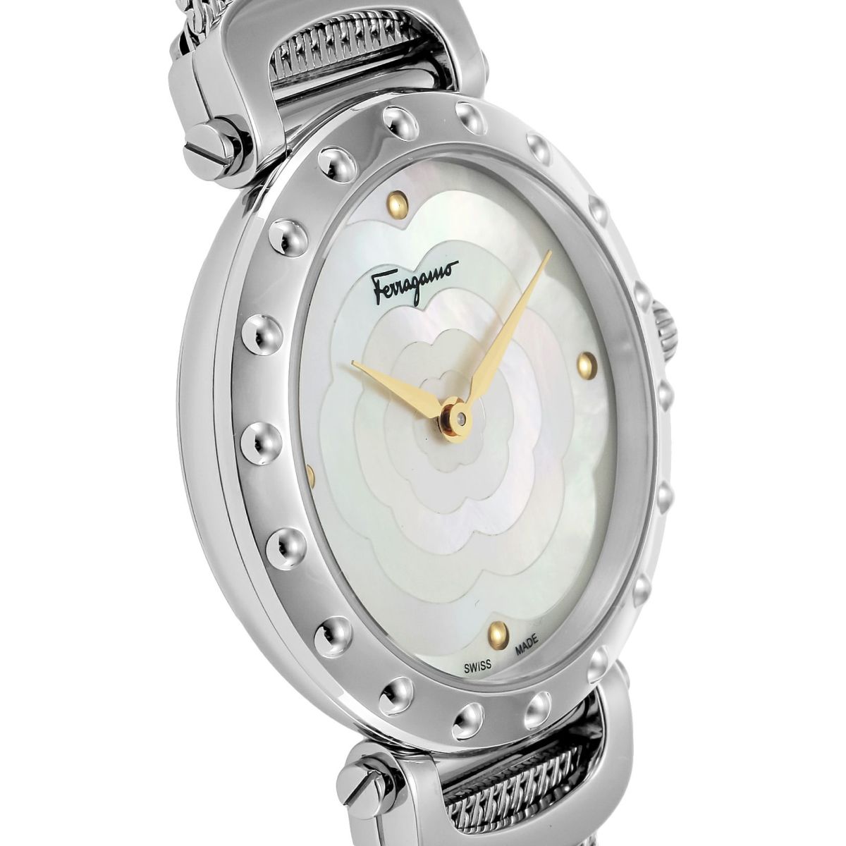 Ferragamo フェラガモ Style Mother of Pearl / SFDM00518