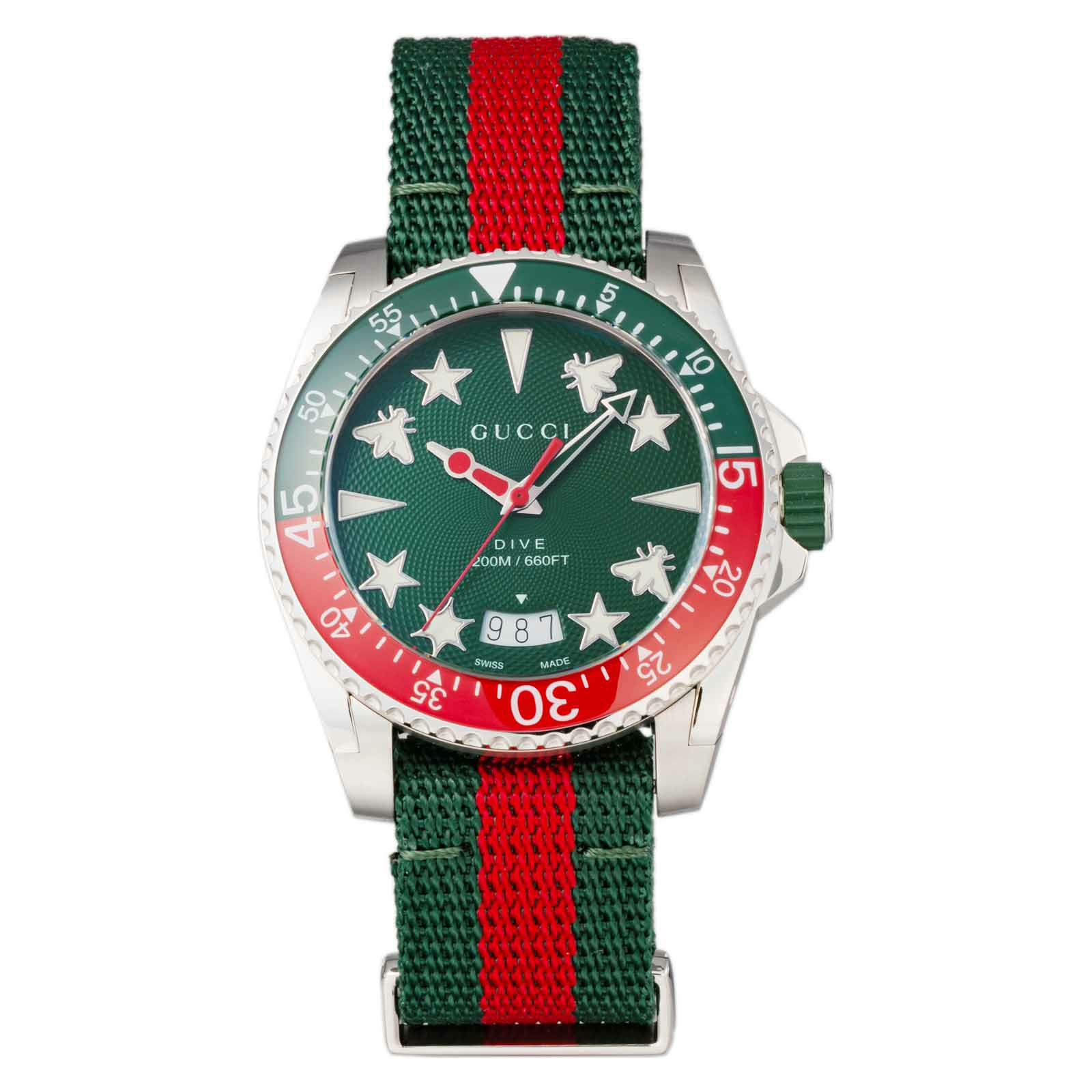 GUCCI グッチ 13号 YA136336 グッチ Dive