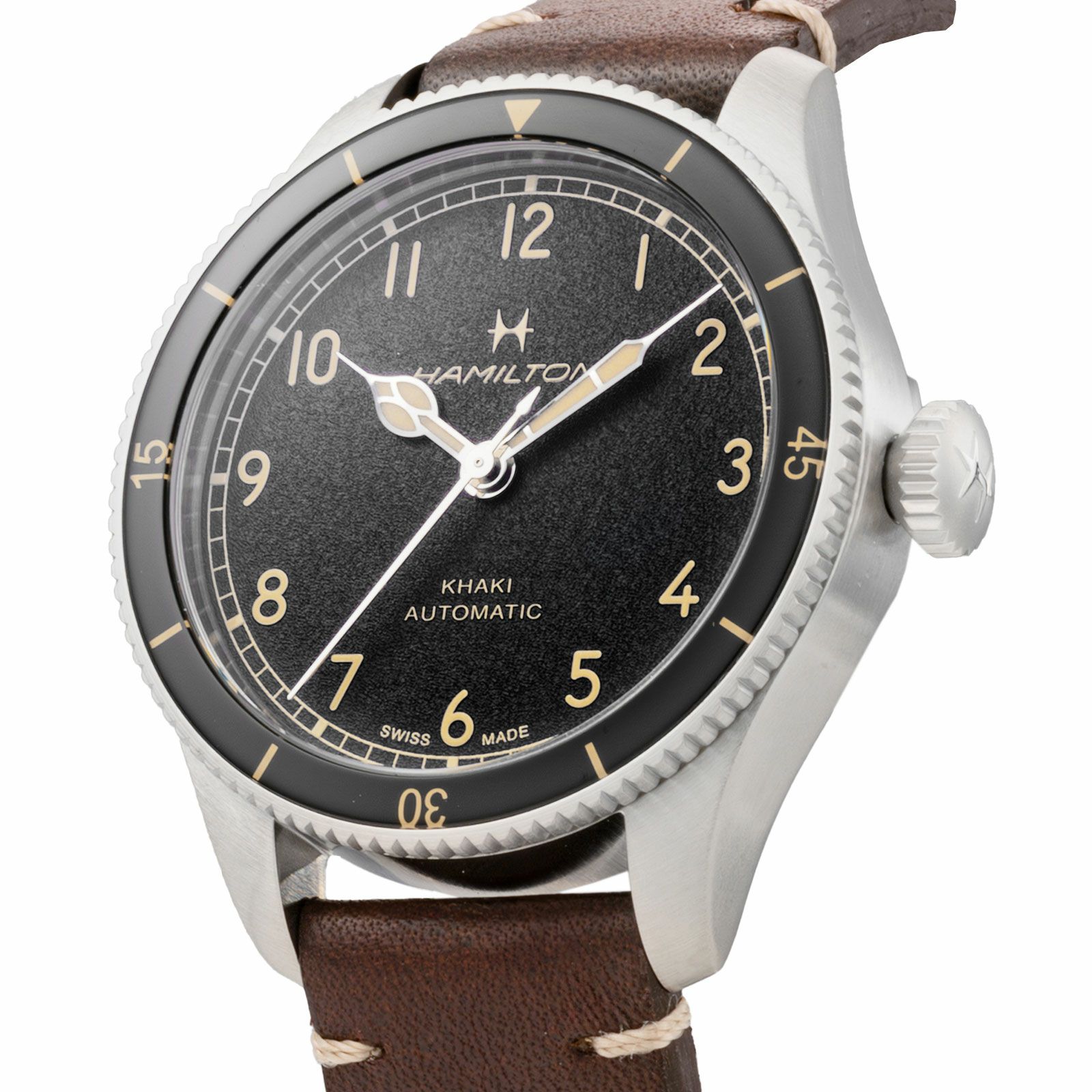 HAMILTON ハミルトン Three Hands Retro Silver head / H76205530