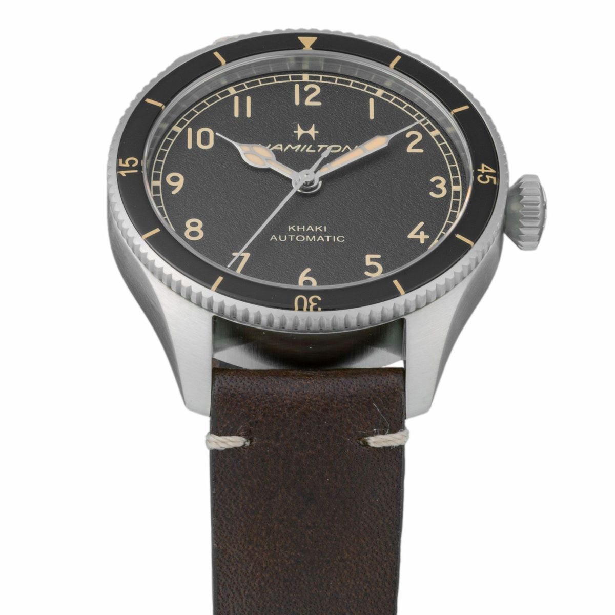 HAMILTON ハミルトン Three Hands Retro Silver head / H76205530