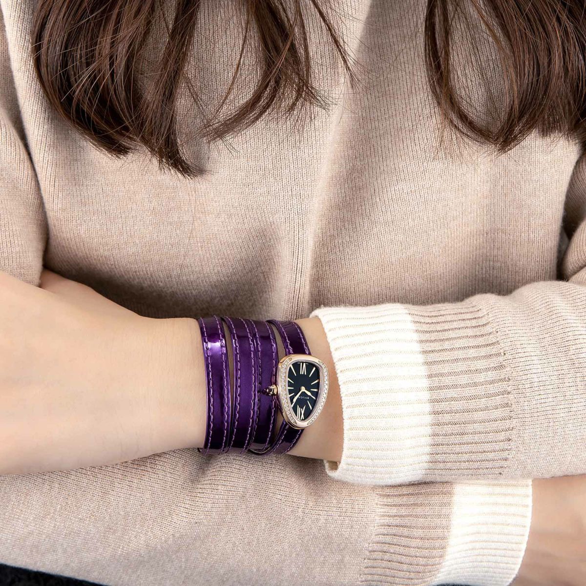 BVLGARI ブルガリ セルペンティ / SPP27BGLD/4T