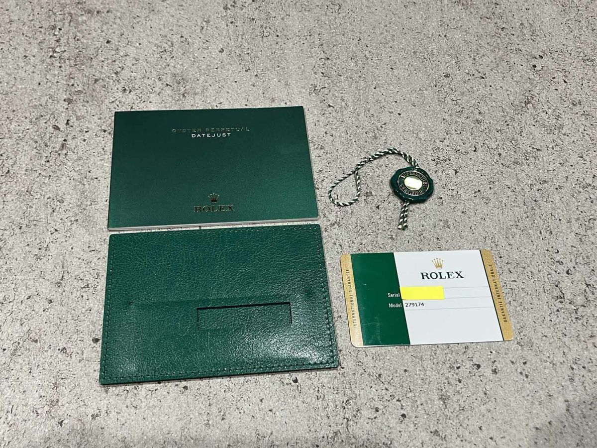  ROLEX ロレックス デイトジャスト / RX279174-2407-05（中古）<br>シリアル  ランダム品番<br>保証書日付  2018年2月<br>(279174)