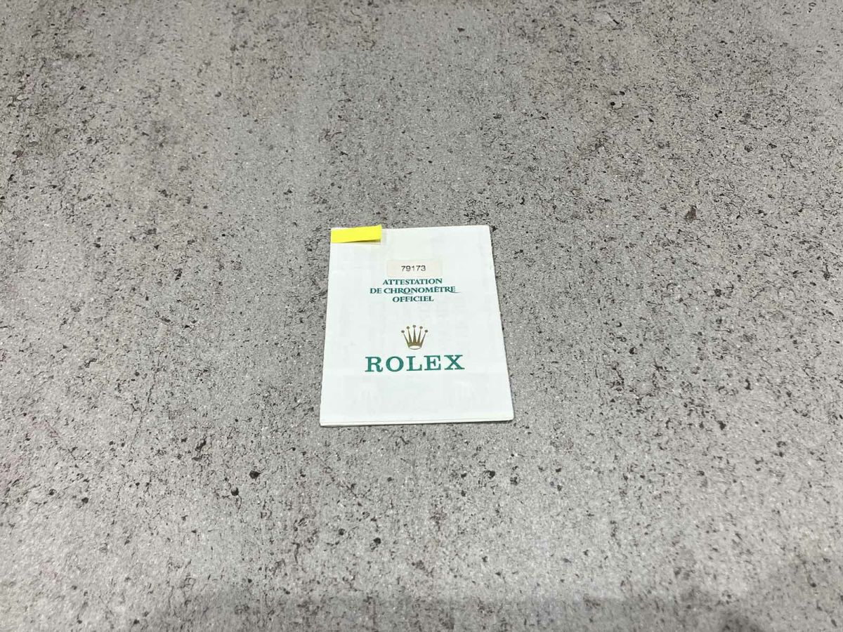 ROLEX ロレックス デイトジャスト / RX79173-2407-05（中古）<br>シリアル  P品番<br>保証書日付  2000年7月<br>(79173)