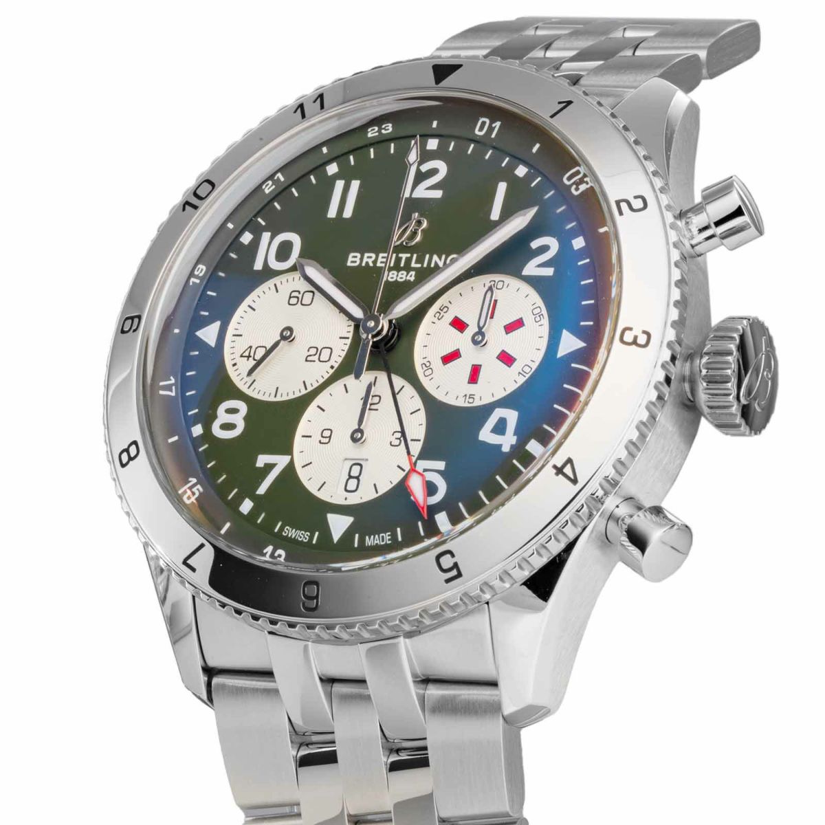 BREITLING ブライトリング ス-パ- アヴィ B04 クロノグラフ GMT 46 / AB04452A1L1A1