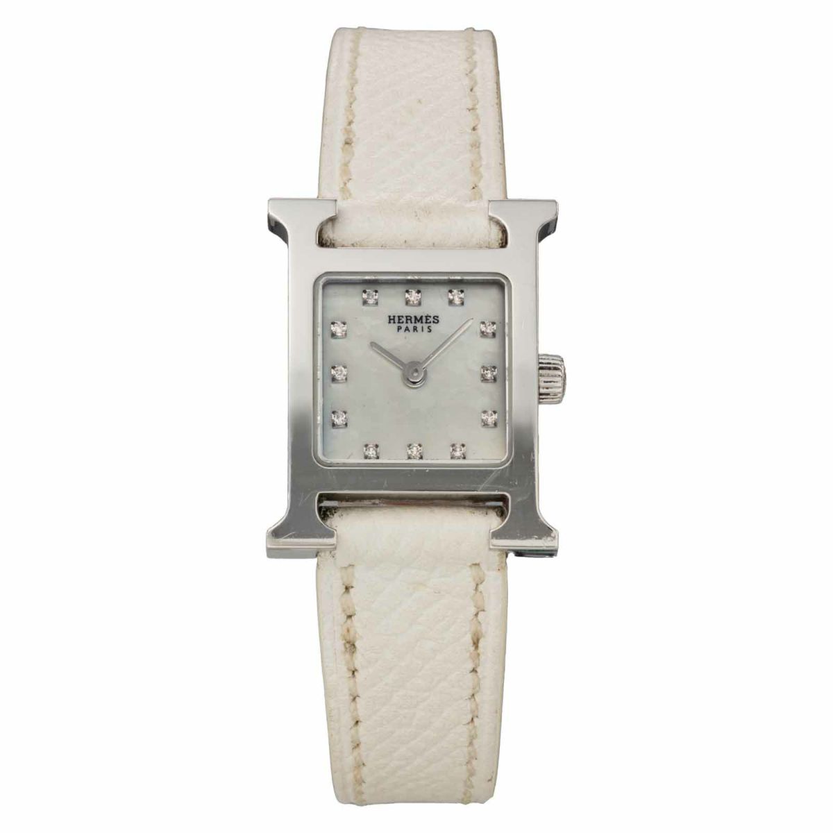 HERMES エルメス Hウォッチ  / HH1.110 UBC（中古）<br>保証書日付 ー