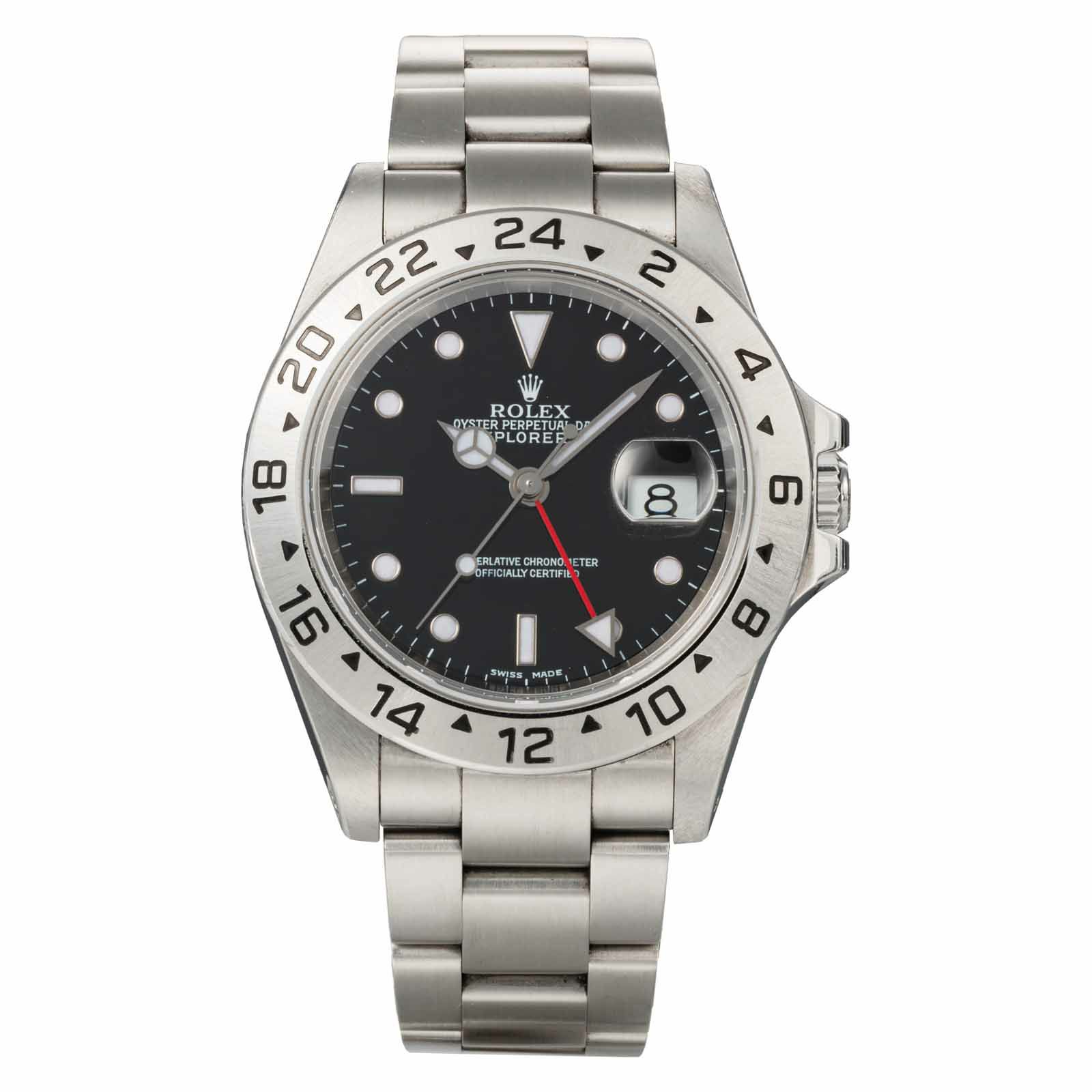 ROLEX ロレックス エクスプローラーⅡ  / 16570BLK（中古）<br>シリアル  P品番<br>保証書日付  ー
