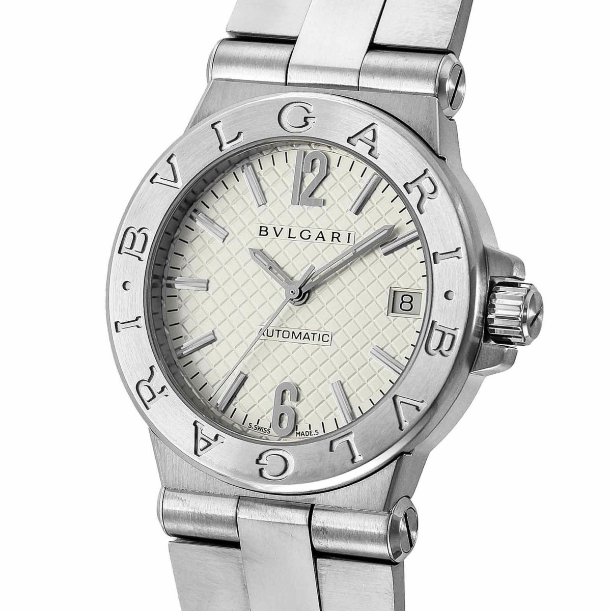 BVLGARIブルガリ 【OUTLET】ディアゴノ / DG35C6SSD<br>小傷あり<br>付属品なし<br>(化粧箱無し/ベゼル大きな打痕有)